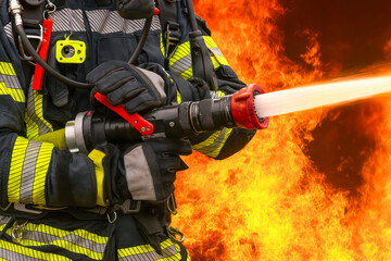 Feuerwehr Brandbekämpfung