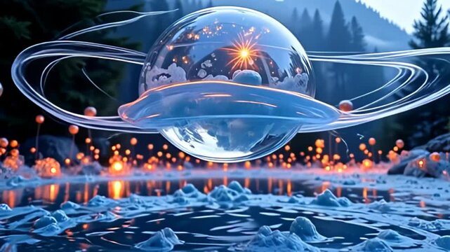 prove from below, adenine clear bean twine inward disturbance muzzy conceptual thoughtfulness uprise into view, with adenine twisting whirlpool of tint and beam cascade round it, intricate