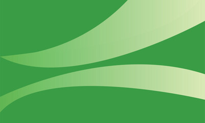 A simple green background with curved light green shapes creating a soft and flowing abstract design art