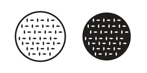 Anti skid feet icon outline and solid vector sign, linear pictograms