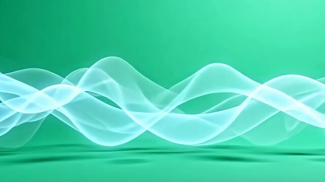 visualize an graceful ballet of smooth white and blueness streaming seamlessly crossways adenine seamless greens screen, where flowing air twine to kind adenine burble surround of