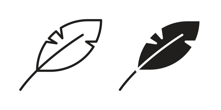 Light weight icon outline and solid vector sign, linear pictograms