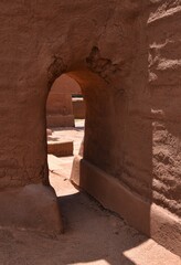 Adobe ruins in Pecos, New Mexico