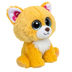 Plush Toy Kitten: Cute Yellow Cat Stuffed Animal, Soft Toy for Kids, Collectible Plush Kitty