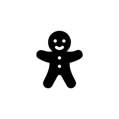 Organic Gingerbread Cookie Illustration Vector Clipart Christmas Food