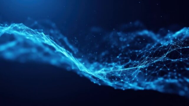 Abstract blue pattern design template