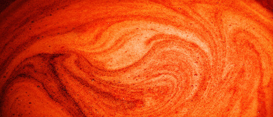 Abstract background. Sweet jam foam