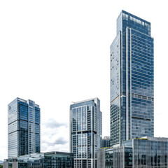 modern office buildings