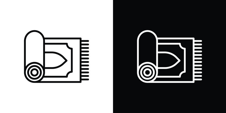 Rugs icon vector for web, computer and mobile app