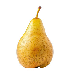 Fresh, golden pear, full view