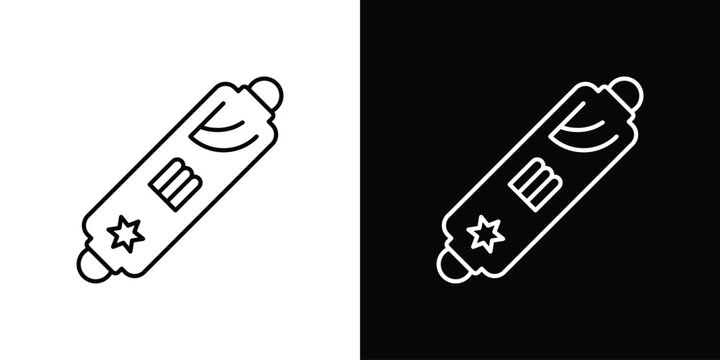 Mezuzah icon vector for web, computer and mobile app