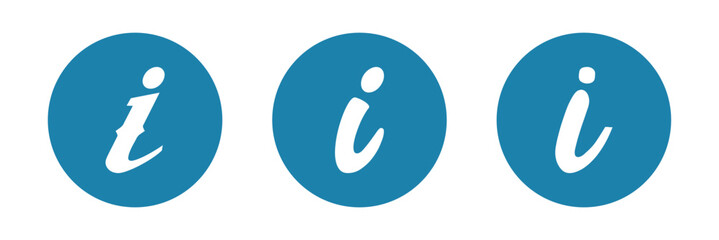 Information Icon vector illustration in flat style. Speech symbol for web site design, logo, app, ui.