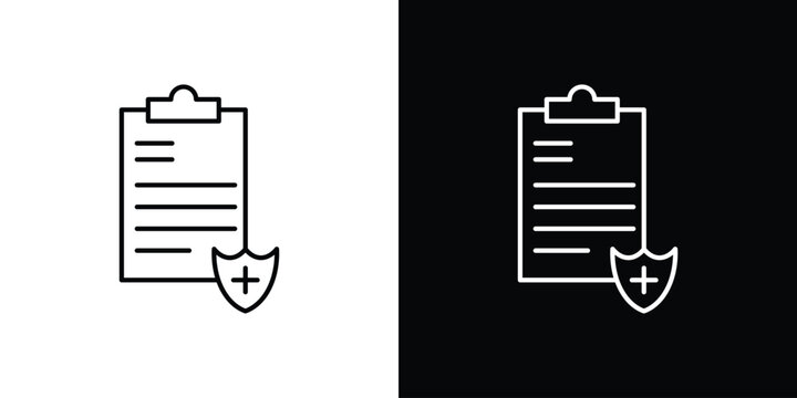 Health insurance icon vector for web, computer and mobile app