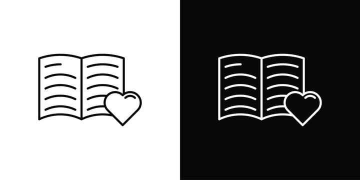 Guests book icon vector for web, computer and mobile app