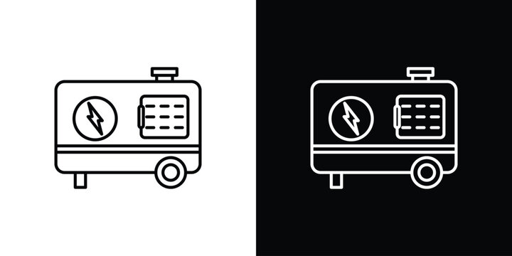 Generator icon vector for web, computer and mobile app