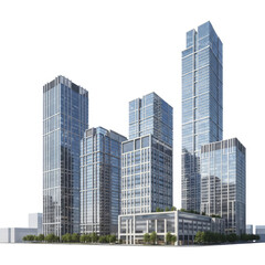 Fototapeta premium modern office buildings