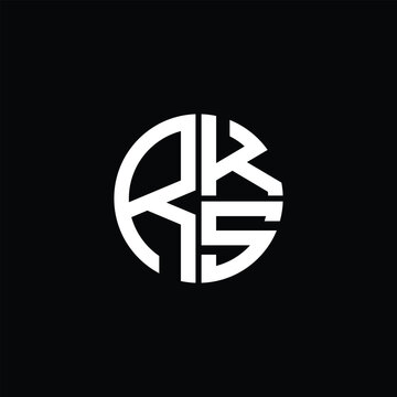 RKS logo RKS icon RKS monogram RKS letter minimalist Circle flat Unique modern abstract logo design.