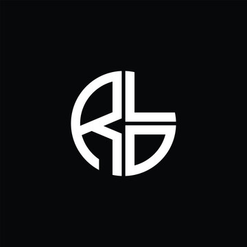 RLO logo RLO icon RLO monogram RLO letter minimalist Circle flat Unique modern abstract logo design.
