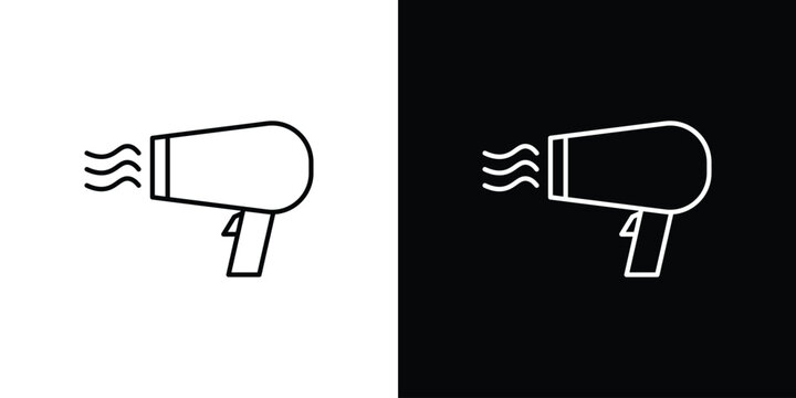 Blow dryer icon vector for web, computer and mobile app