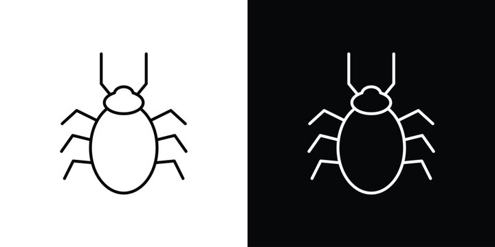 Bedbug icon vector for web, computer and mobile app