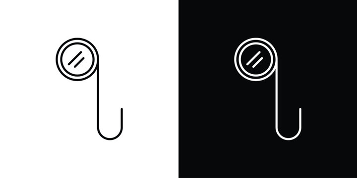 Ar monocle icon vector for web, computer and mobile app