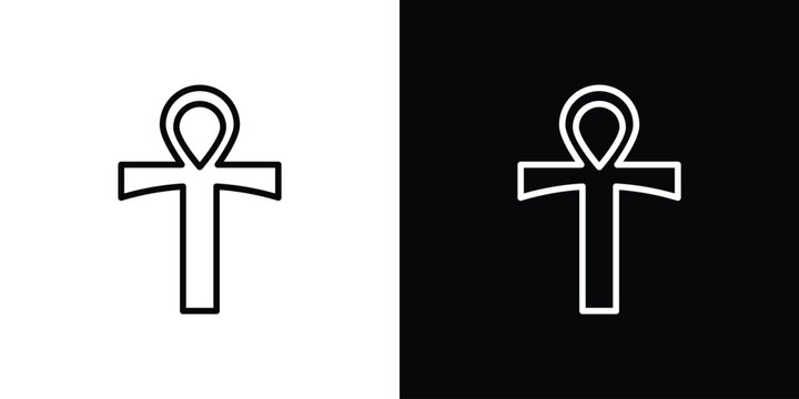 Ankh icon vector for web, computer and mobile app
