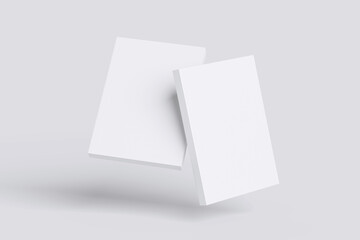 Blank Book Cover Mockup	