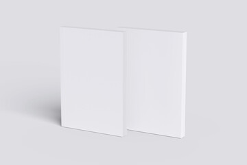 Blank Book Cover Mockup	