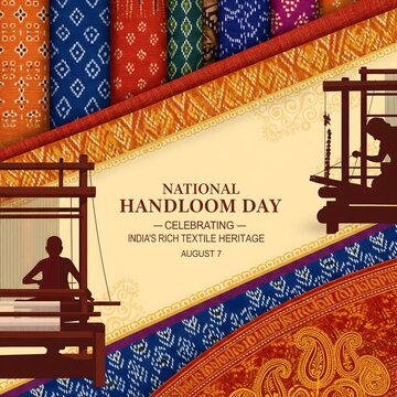National handloom day celebrating weaving tradition sustainability and natural fibers