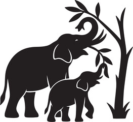 elephant vector art  হরিণ