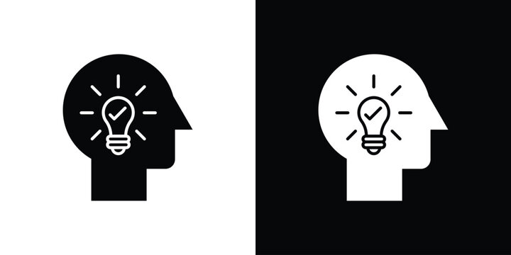 Understand icon collection - vector outline and silhouette