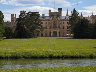 Castle in Lednice,Moravia,South Moravia,Czech republic
