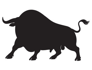 FIGHTING BULL SILHOUETTE