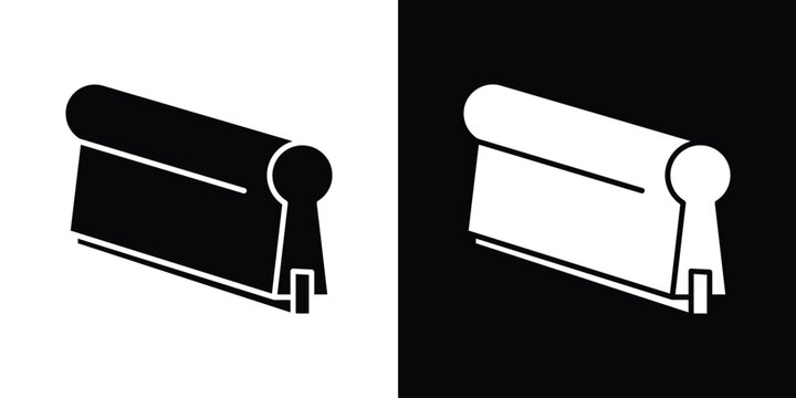 Print screen icon collection - vector outline and silhouette