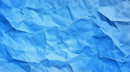 Fototapeta premium Abstract textured light blue background with paper folds perfect for design elements