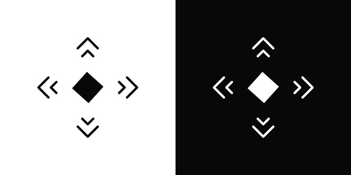 Flexibility icon collection - vector outline and silhouette
