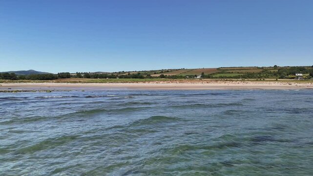 beach Ireland, Clonea Middle, Waterford coast, Atlantic Ocean