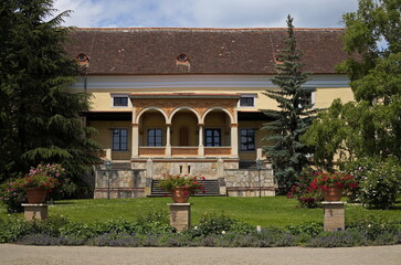Orangerie in Doblhoff Park in Baden near Vienna, Lower Austria, Austria
