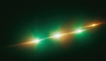 light leak overlay effect with blur green light leaks and bokeh, retro grain noisy film distressed texture light leak flare on black background. 6