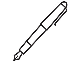 FOUNTAIN PEN SILHOUETTE