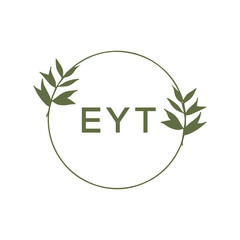 EYT Letter Initial Logo Design Template Vector Illustration