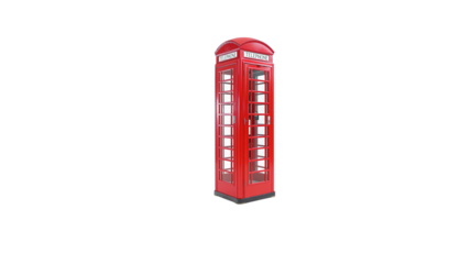 Phone Booth on transparent background png