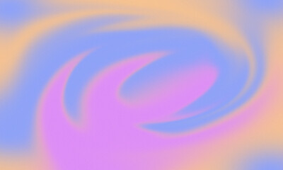 Smooth light gradient of violet, blue, and peach create a swirling calming effect