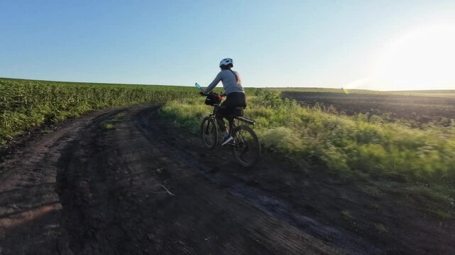 cycling in nature in wild places, bikepacking	
