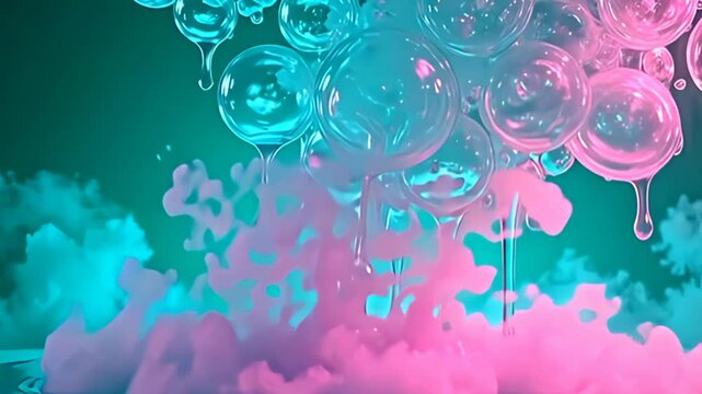 drop air forge disturbance muzzy conceptual outline bequeath graciously seep from the clear of the frame, cascade inward lively aquamarine and magenta colors framing adenine barren greens