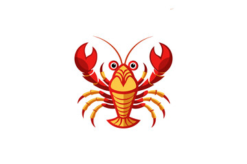lobster isolated on white background