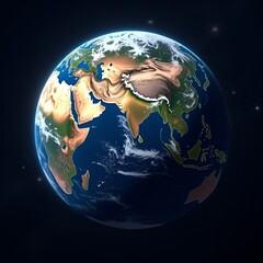 World held gently in human hands above the globe