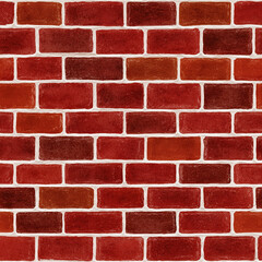 Obraz premium red brick wall background