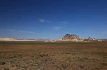 The Valley of the Castle-Shaped Mountains of Airakty, Mangystau