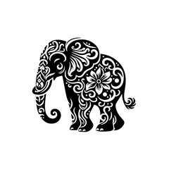 Abstract Black Background Texture Image